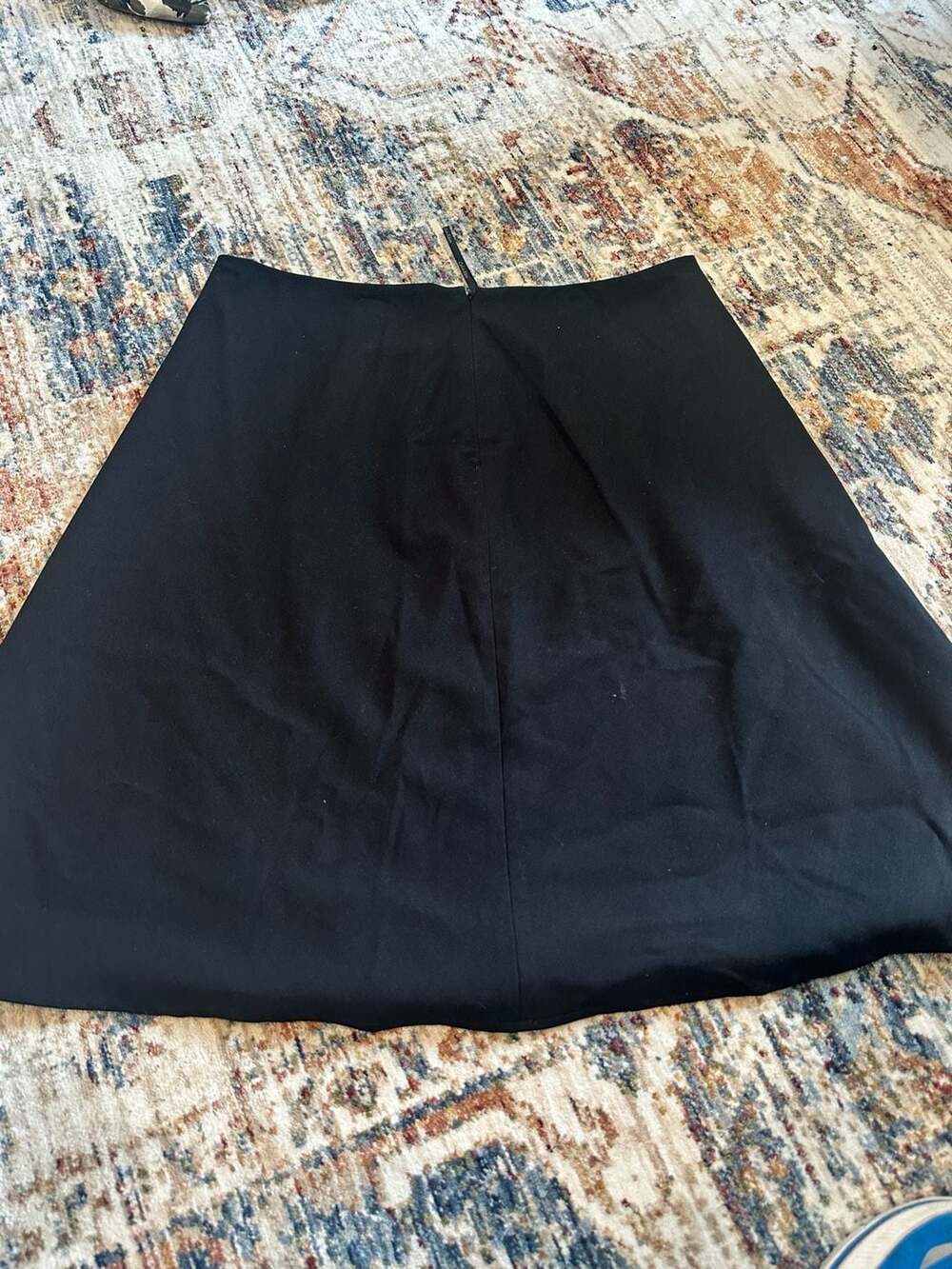 Calvin Klein Black Lined Knee Length Skirt Size 12